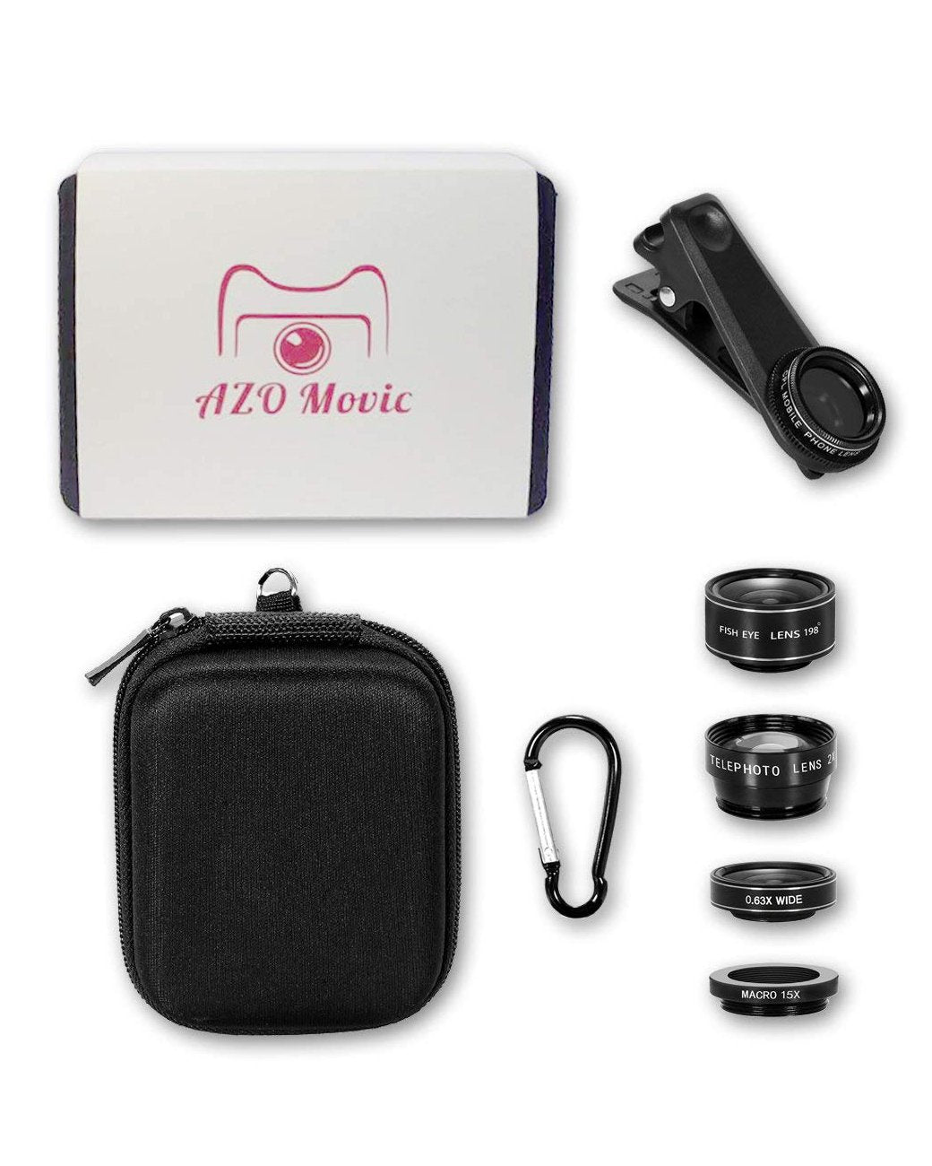 5 in 1 Cell Phone Lens 0.63X Wide