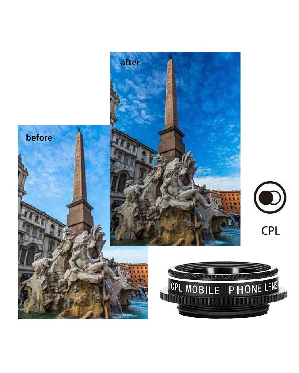 5 in 1 Cell Phone Lens 0.63X Wide