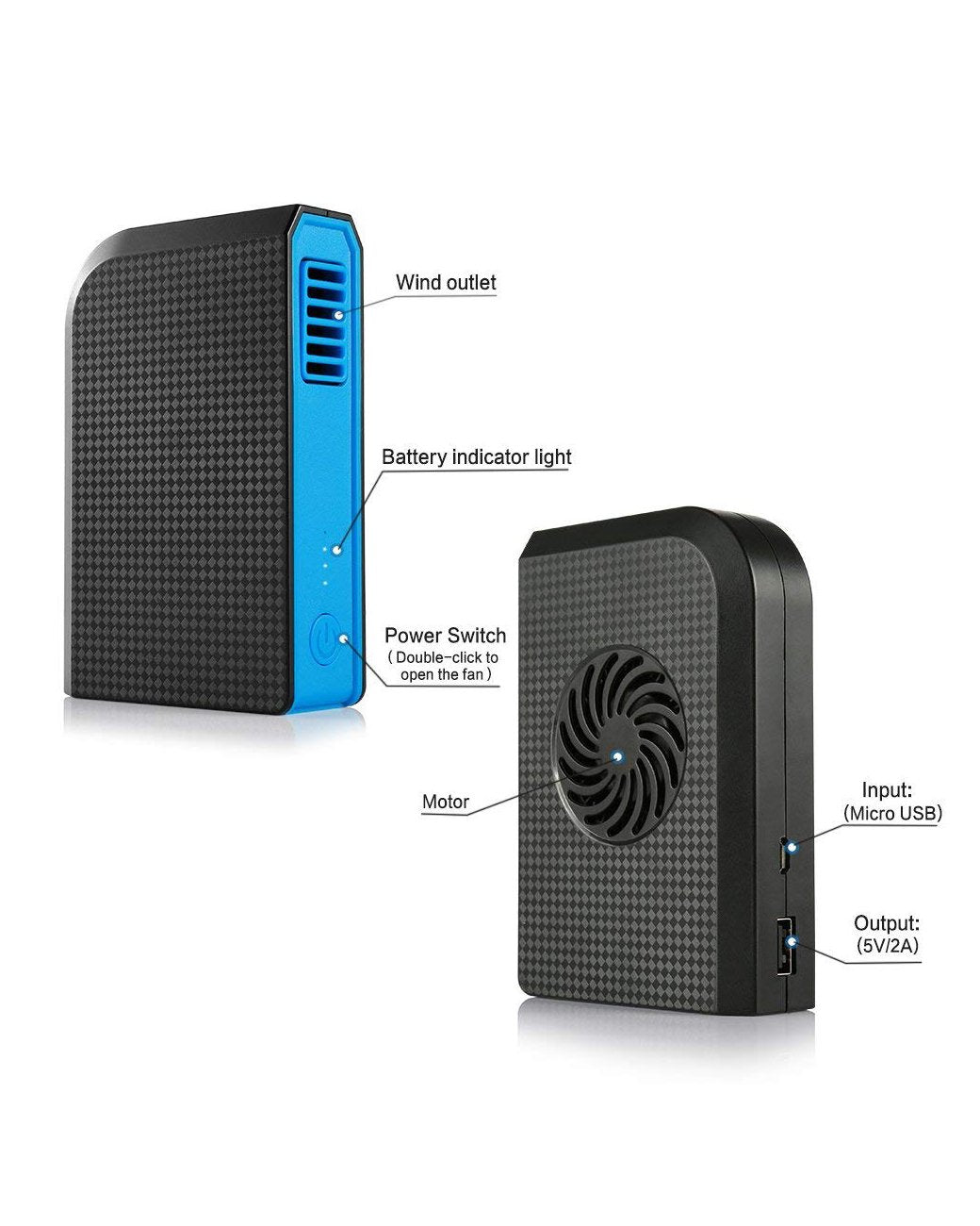 Mini Battery Rechargeable USB Fan